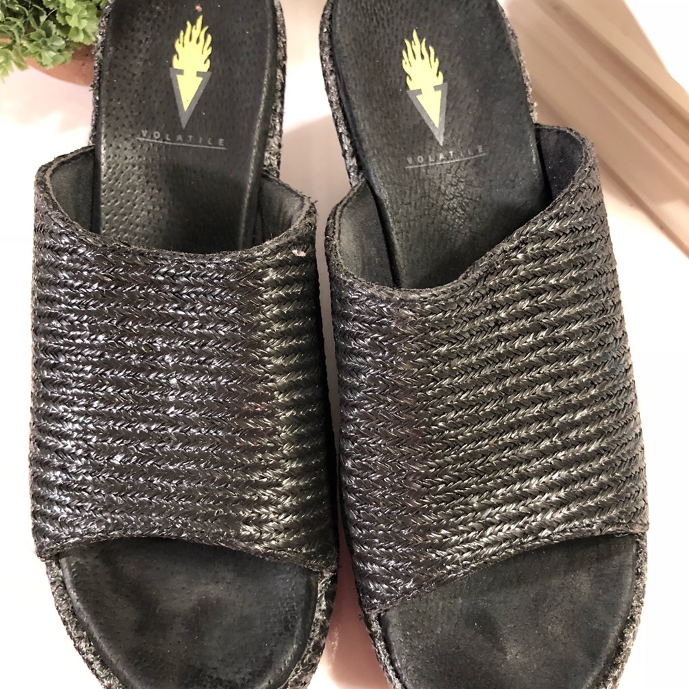 Volatile slip on sandals